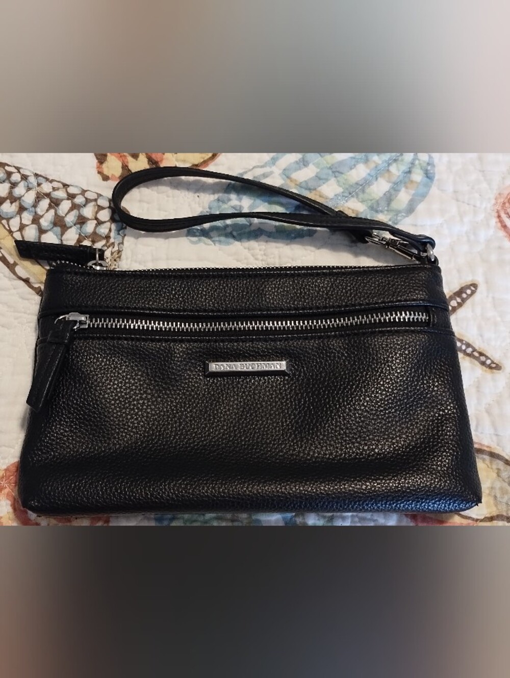 Dana Buchman Black Wristlet